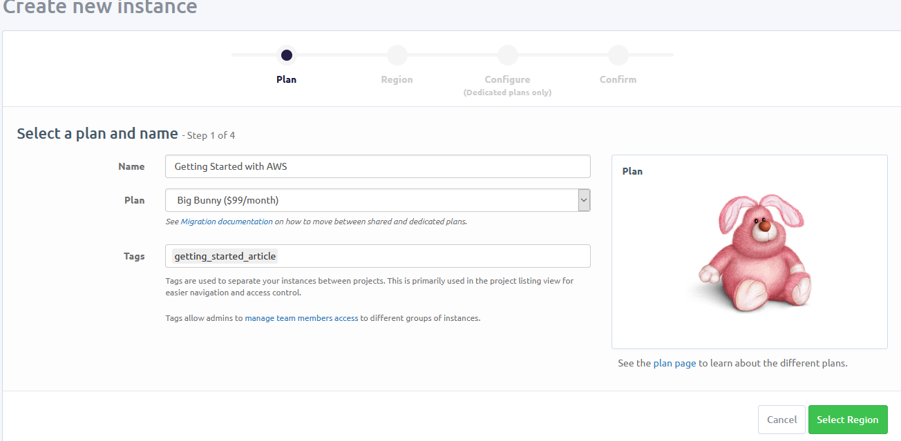 create new AWS RabbitMQ instance