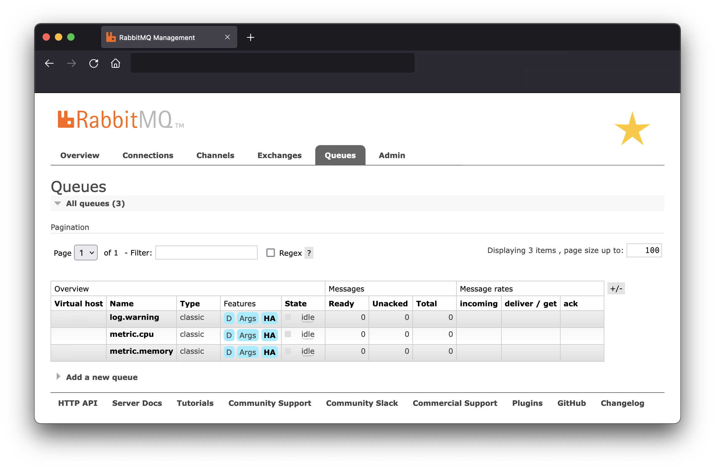 avid mediacentral rabbitmq stale queues